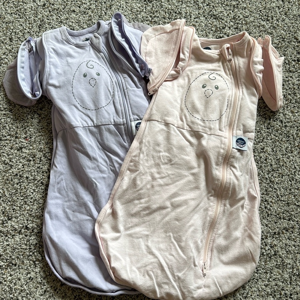 Nested Bean Purple & Pink Sleepsack 0-3 M